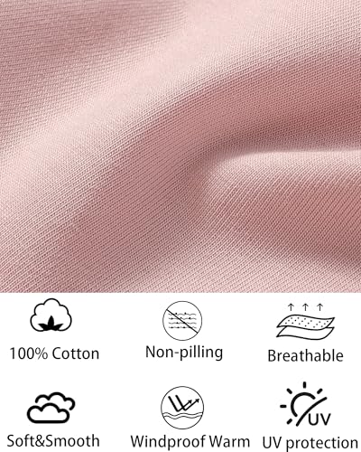 ROYBENS 100% Cotton T-Shirt Beanie for Women Men Slouchy Soft Skull Cap - color: 1pcs-pink
