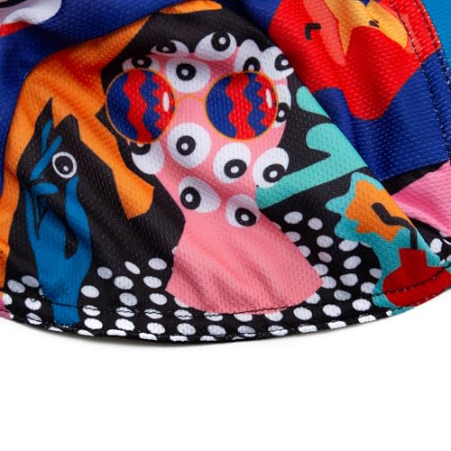 Cycling Cap for Man and Woman Cycling Hat Under Helmet-Polyester Breathable Sweat Absorbent - color: Bplan-24