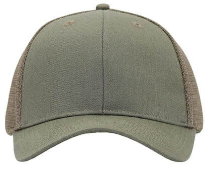 Mens Mesh Snapback Trucker Hat Baseball Cap, Fits OSFM&XXL Head - color: Army Green, size: Medium-Large