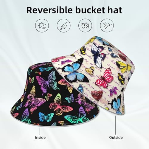 Bucket Hat double sided wearing for women men Summer outdoor fisherman hat - color: Ñõé«ãû³æ14
