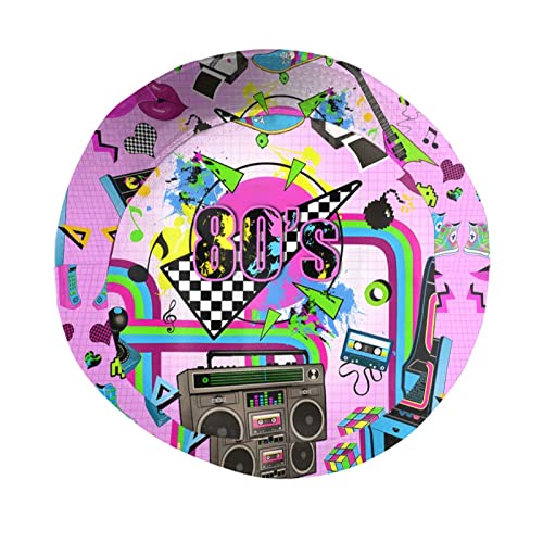 Funny Retro 80s 90's Style Design Summer Unisex Reversible Print Bucket Hat - color: 80s_ 90s 13