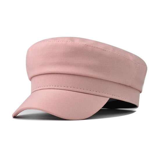 Chauffeur Hat Newsboy Cap Beret Driver Costumes Captain-Hat for Men Women - color: Pink