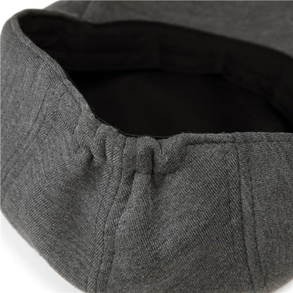 XYIYI Men Newsboy Cap Cotton Beret Hat Flat Ivy Gatsby Driving Cabbie Cap - color: Dark Grey