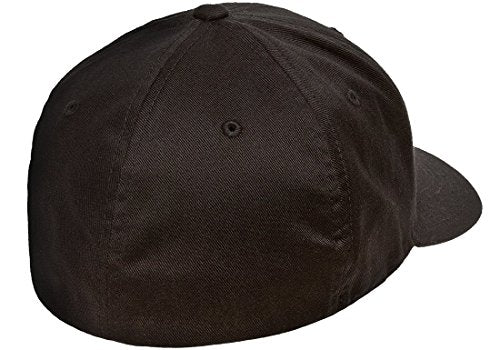 Flexfit Wooly Combed Twill Cap 6277 - color: Black, size: Youth