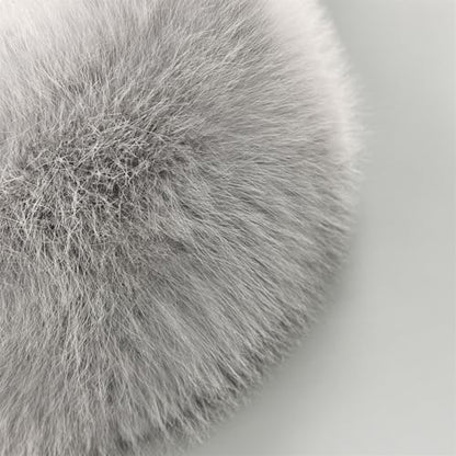 Women's Winter Faux Fur Cossack Russian Style Hat, Soft Stretch Warm Cap - color: White
