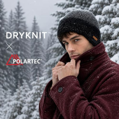 Waterproof Winter Warm Beanie with Ear Flaps for Men - color: Grey, size: X-Large-XX-Large