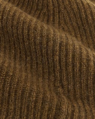 Everlane Unisex Adult Everlane The Cashmere Ribbed Beanie - color: Heathered Toffee