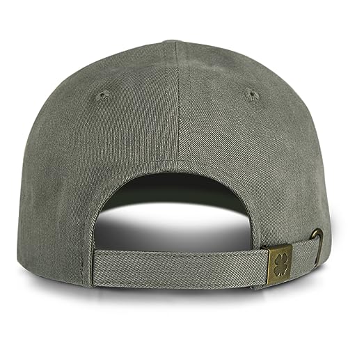 Lucky Brand Classic Cotton Adjustable | Dad Hat | Baseball Cap | Golf | Fishing | Low Profile | 5 Panel Design - color: Blue Jeans Co - Moss