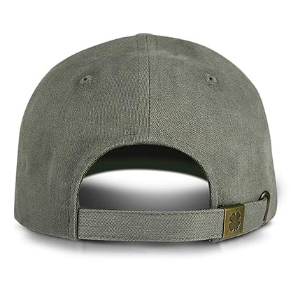 Lucky Brand Classic Cotton Adjustable | Dad Hat | Baseball Cap | Golf | Fishing | Low Profile | 5 Panel Design - color: Blue Jeans Co - Moss