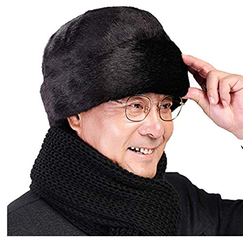 Men Winter Hunting Trapper Hat Faux Fur Ushanka Hats Ear Flap Ski Snow Cap