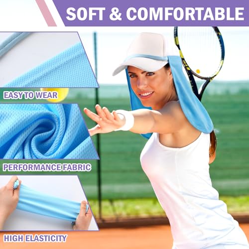 Tatuo Neck Neck Cover for Sun - color: Purple, Rose, Pink, Light Blue