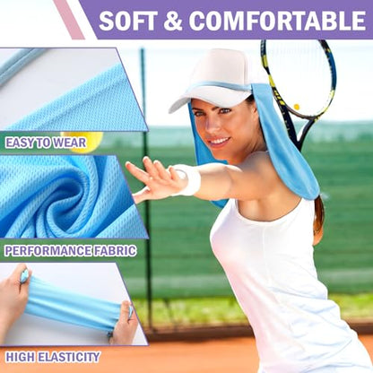 Tatuo Neck Neck Cover for Sun - color: Purple, Rose, Pink, Light Blue