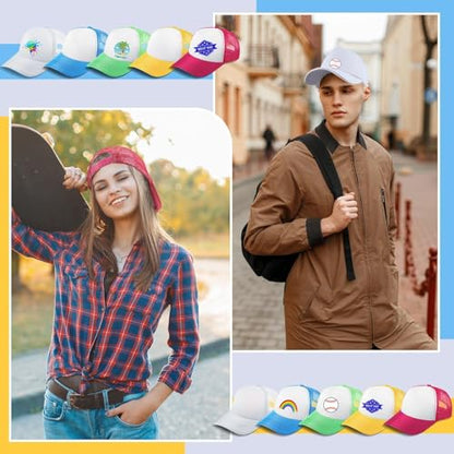 Hercicy 40 Pack Blank Trucker Hat Bulk - color: Mixed Colors