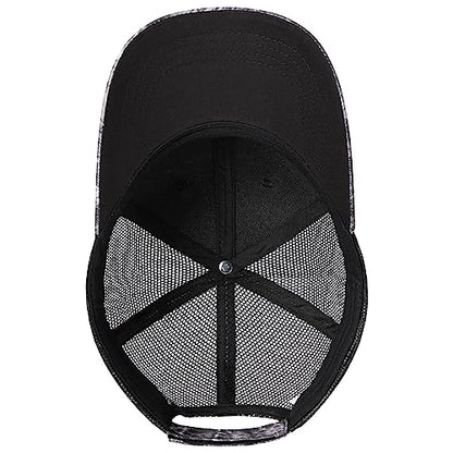 BASSDASH Altimate Fishing Hat Mesh Back for Men Women Adjustable Baseball Trucker Cap - color: Shadow