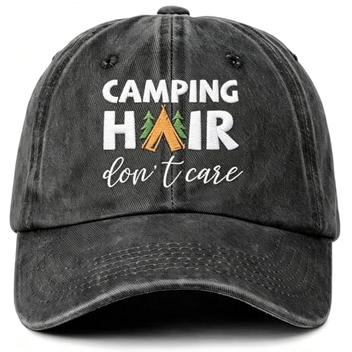 Mens Hat - Gifts for Birthday Christmas Fathers Day - color: Camping 2 Black