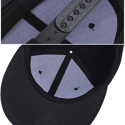 Snapback Hats for Men Flat Bill Black Adjustable Baseball Cap Trucker Hat for Dad American Flag Pirate Skull Caps Cool - color: Pride Rainbow Heart
