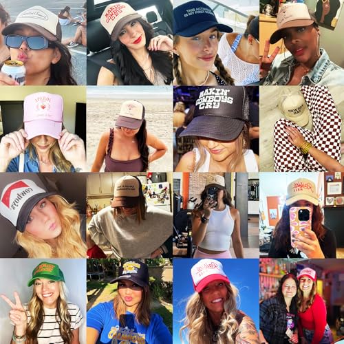 Expensive & Difficult Serif Vintage Trucker Hat | Funny Premium Snapback Baseball Hat for Men & Women - color: Pink/White
