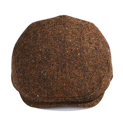 Toddler Wool Tweed Newsboy Cap - color: Flecked Coffee, size: 2-3T