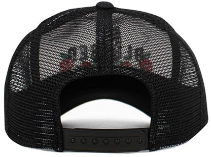 KBETHOS Praying Hands Rosary Dad Hat Baseball Cap Unconstructed Polo Style Adjustable Unisex - color: White Black Black Praying Hands Blessed Mesh