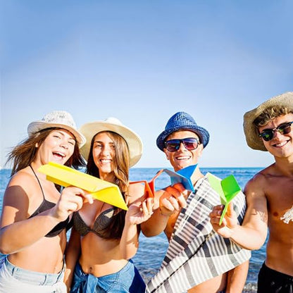 Womens Mens Wide Brim Straw Panama Hat Beach Sun Hat Summer Wide Brim Straw Roll up Hat Fisherman's UPF 50 - color: White