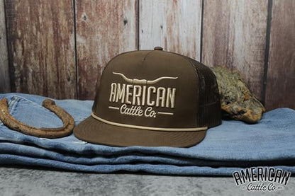 Longhorn Adjustable Snapback Western Hat - color: Brown