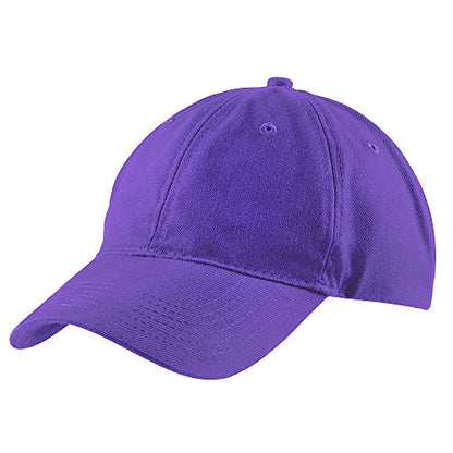Trendy Apparel Shop Daddy (Back) Embroidered 100% Cotton Dad Hat - color: Purple