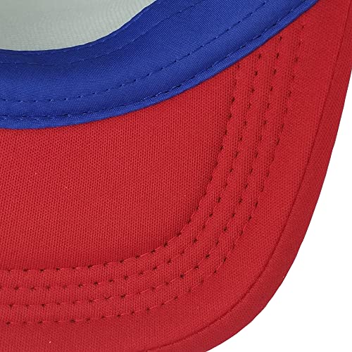 12 Pack Sublimation Hats for Men Blank Trucker Hats Bulk Snapback Mesh Women Baseball Caps DIY Custom 18 Colors - color: Red White Blue