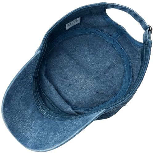 Loneshark Washed Cotton Military Hat Cadet Cap Army Flat Top Basic Everyday - color: Blue, size: X-Large-XX-Large