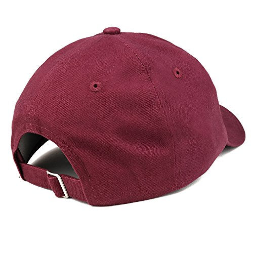 Trendy Apparel Shop Mom and Dad Soft Cotton Couple 2 Pc Cap Set - color: Maroon Khaki