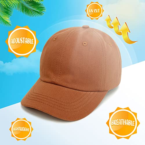 BAVST Boy Baseball Cap for Baby Toddler Girls Summer Cap Sun Protection Dinosaur Kids Trucker Hats for 1-3Years Old - color: Z-caramel