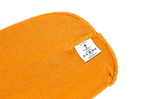 TOP HEADWEAR Cuffless Beanie for Men Women, Unisex Short Beanies Skull Cap - color: Gold