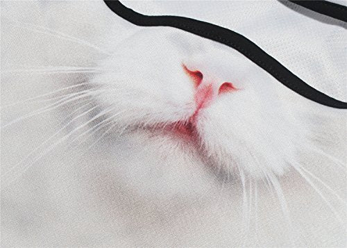 WTACTFUL 3D Animal Ears Balaclava, Breathable Face Mask for Halloween - color: Cat Meb-27