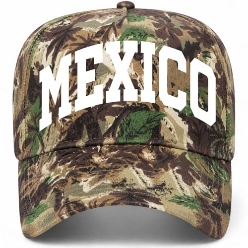 Mexico Collegiate Hat - color: Woodland Camo