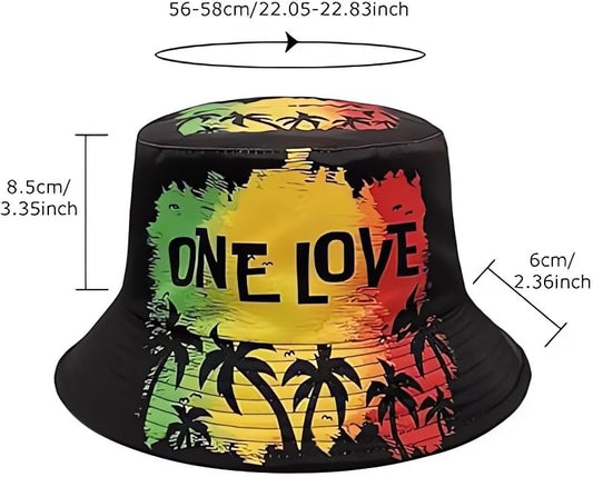 Jamaican Flag Bucket Hat Unisex Fashion Summer Sun Hat Jamaica Fisherman Hat Outdoor Travel Beach Hat - color: Color-3