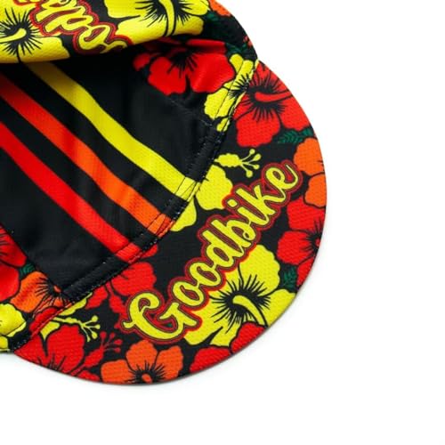 Cycling Cap for Man and Woman Cycling Hat Under Helmet-Polyester Breathable Sweat Absorbent - color: Flo-4