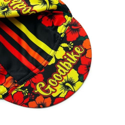 Cycling Cap for Man and Woman Cycling Hat Under Helmet-Polyester Breathable Sweat Absorbent - color: Flo-4