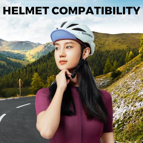 ROCKBROS Cycling Cap with Sun Visor Cooling Mesh Skull Cap Helmet Liner - color: Green