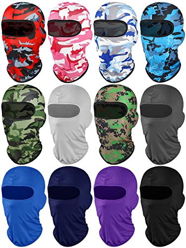Geyoga 12 Pcs Ski Mask Balaclava Full - color: Retro Color