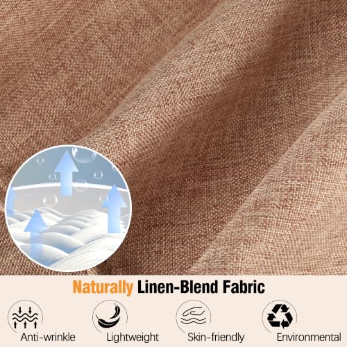 Babalet Linen Blend Sun Hat for Women Wide Brim Beach Bucket Hat - color: Khaki- Ponytail Opening