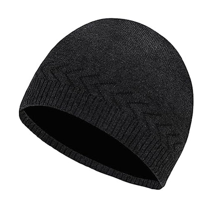 Oversize XXL Winter Beanie Knit Hat for Men - color: D1-dark Grey