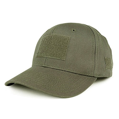 Armycrew Military Tactical Patch Structured Operator Baseball Cap - color: Olive Drab