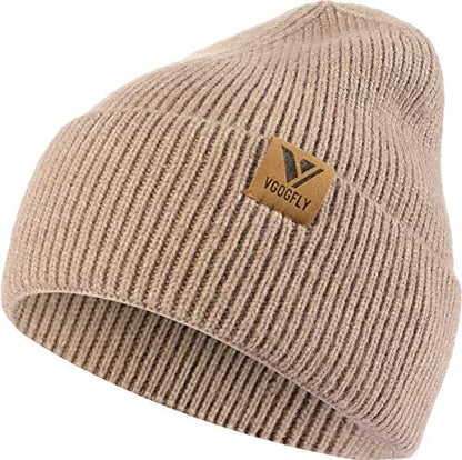 Vgogfly Slouchy Beanie Hats for Women Winter Knitted Caps Soft Warm Ski Hat Unisex - color: Coffee