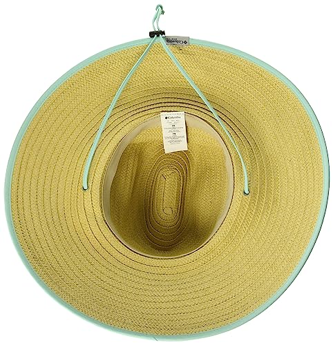 Columbia Unisex Adult PFG Straw Lifeguard Hat - color: Straw/Las Palmas, size: Small-Medium
