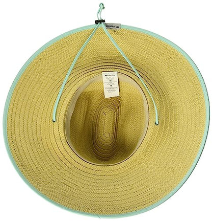 Columbia Unisex Adult PFG Straw Lifeguard Hat - color: Straw/Las Palmas, size: Small-Medium