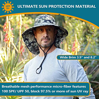 Solaris Small‑Head‑Fit Sun Hat with Neck Flap for Men & Women - color: #3 Digign, size: One Size