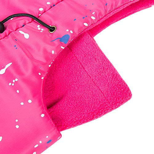 REDESS Winter Windproof Hat, Unisex Children Heavyweight Balaclava, Ski Mask with Thick Warm Fleece Face Cover - color: Point Rose