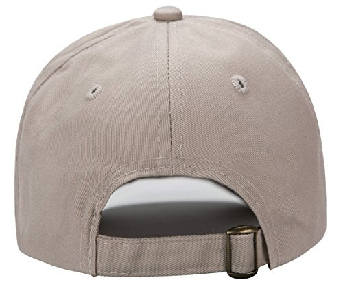 Edoneery Kids Baseball Hat, Adjustable Cotton Cap - color: Khaki, style: 3-8 Years