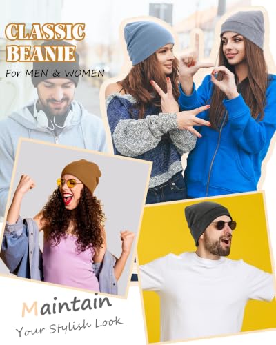 ROYBENS Thin 100% Cotton Beanie for Men Women Lightweight Slouchy Chemo Hat - color: 1pcs-pink