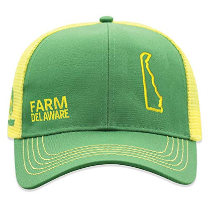 John Deere Farm State Pride Contrast Mesh Back Core Baseball Cap - color: Delaware