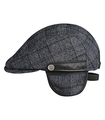 Sumolux Mens Newsboy Hat Flat Cap Gatsby Lvy Irish Hats Driving Cabbie - color: D Gray